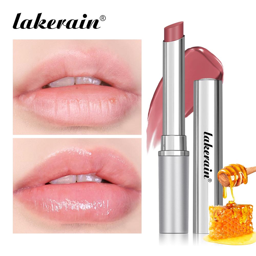 Lakerain Nearly Lipstick Lip Balm Natural Color Creamy Texture Long Lasting Moisturizing Nourishing Lip Care Gloss Cosmetic