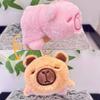 Flip Unique Water Capybara Plush Toy Cute Animal Keychain Soft Short Design Plush