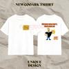 Johnny Bravo Unisex Bawełniane Klasyczne Koszulki z Graficznym Nadrukiem Kobieta Mężczyzna Kreskówka Krótki Rękaw Okrągły Dekolt Codzienne Bawełniane Koszulki Streetwear