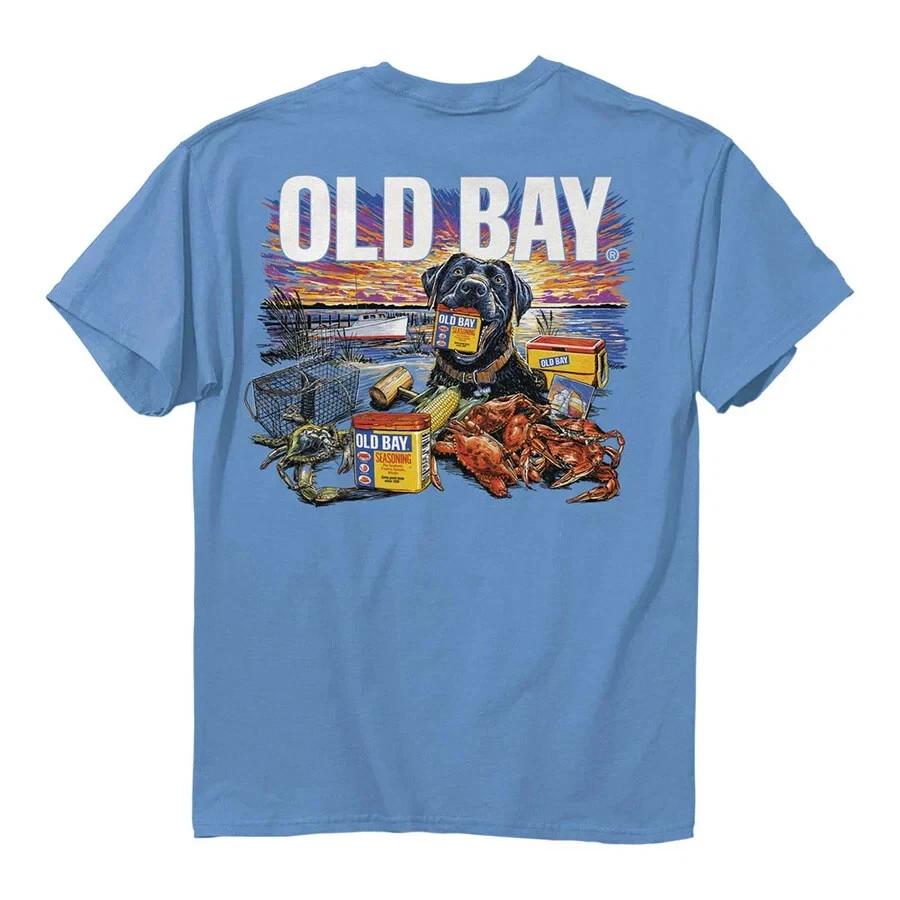 New MARYLAND my Maryland Old Bay Collage Black LAB T Shirt 4XL