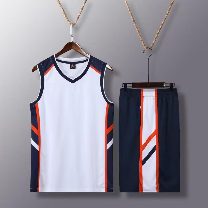 Men's Ultra-Fast Drying Basketball Jersey with Custom Numbers - Student Team Uniform Set