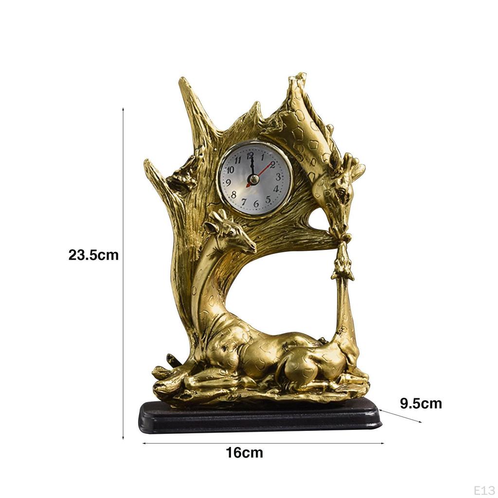 Elegant Animal Table Clock for Home Office Decor