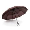 Fully automatic 10-bone vinyl umbrella folding men's and women's umbrellas sunshine and rain dual-purpose three-fold umbrella umbrella