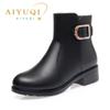 Fashion AIYUQI Ankle Boots Women 2025 New Large Size 41 42 43 Women Winter Boots Non-slip Genuine Leather Women Snow Boots
