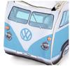 Licensed Volkswagen Volkswagen Camping Van Print Pouch Large Capacity Pen Case 30cm Unisex [Officially Product] (Blue) [Used]