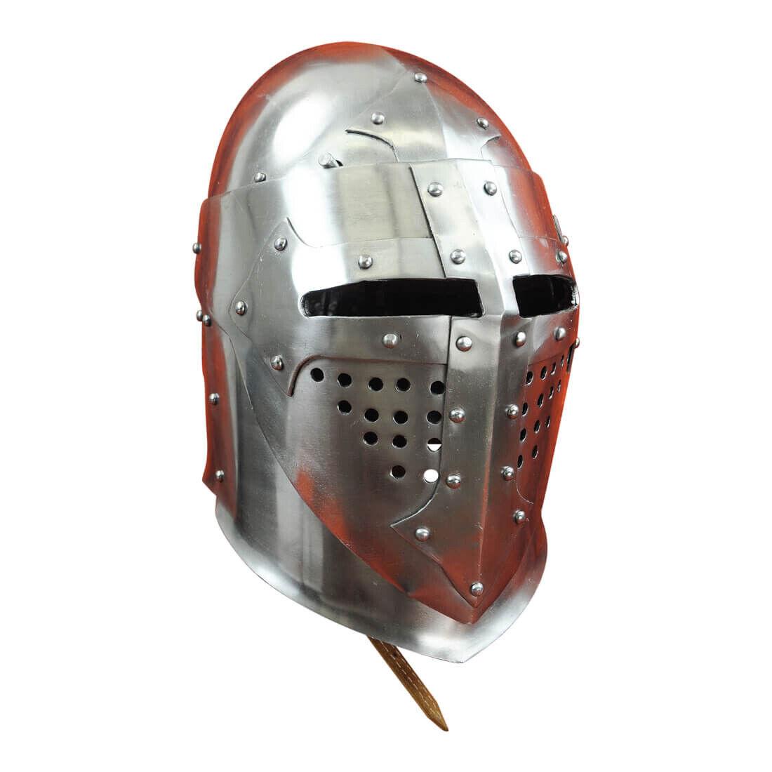 

Начало XIV века Великий крестоносец Бацинет Шлем Тамплиера