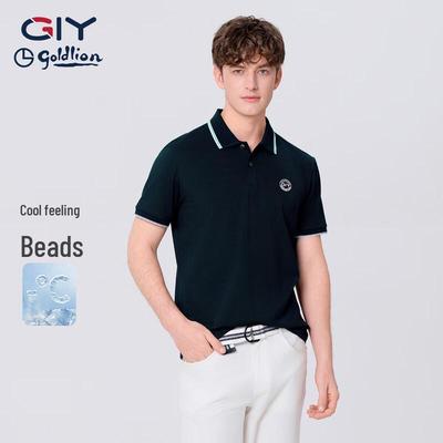 Goldlion Men's Short Sleeve Casual Polo T-shirt TSF0046-PT052