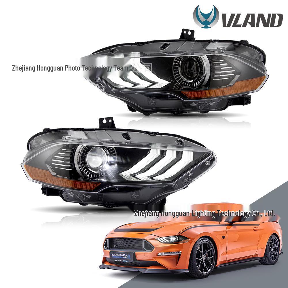 Ford Mustang RGB LED Headlight Assembly for Modification