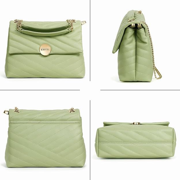 стеганая сумка через плечо Stich — фото 12