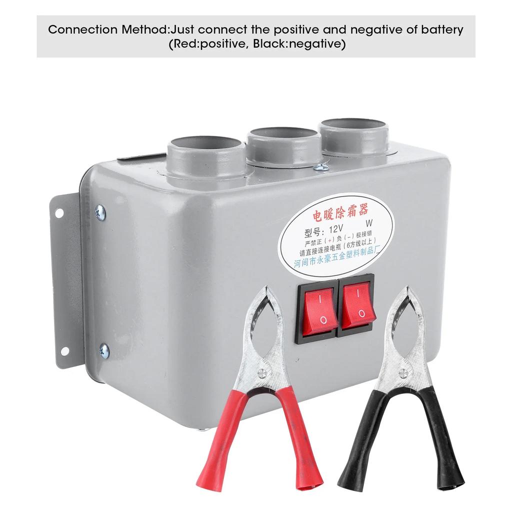 12V/24V Car Mounted Heater Dryer 800W High-power Rapid Heating Windshield Defogging Machine For Truck Vehicles Accessories