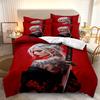 3pcs Samurai Beauty Duvet Cover Set, 1*Duvet Cover, 2*Pillowcases Core Not Included, Samurai Beauty 3D Digital Print Bedding Kit