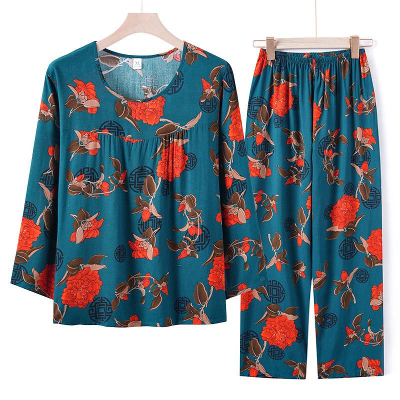 Lonsa Women's Summer Cotton Pajama Set