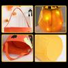 Halloween Candy Basket with LED Light Pumpkin Candy Bags for Thanksgiving Party