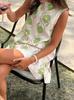 European Style Women Clothing Summer Casual Round Neck Sleeveless Tank Maxi Dress