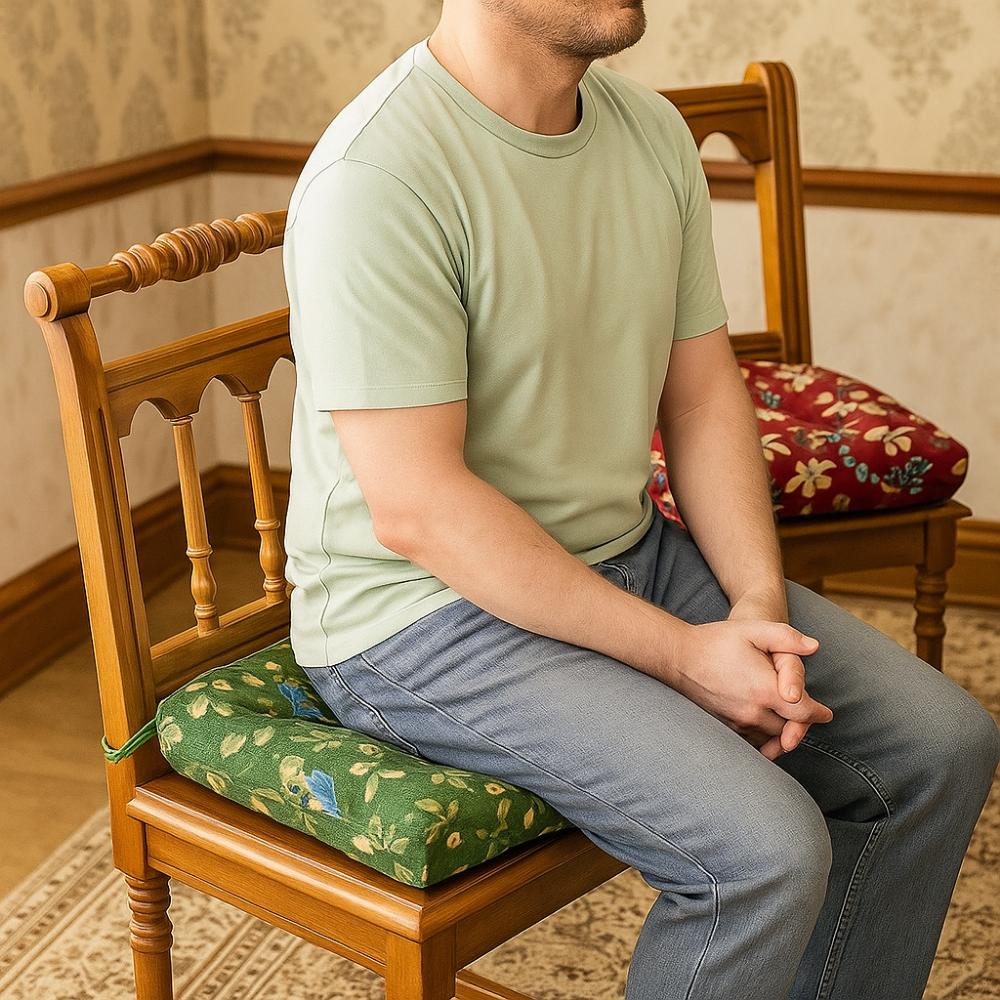 Non-slip Seat Cushion Thickened Office Seat Cushion Vintage Dining Chair Cushion For Home Office