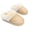 Mao Mao slippers women's outer wear winter new fur integrated snow boots thick-soled piled cotton slippers