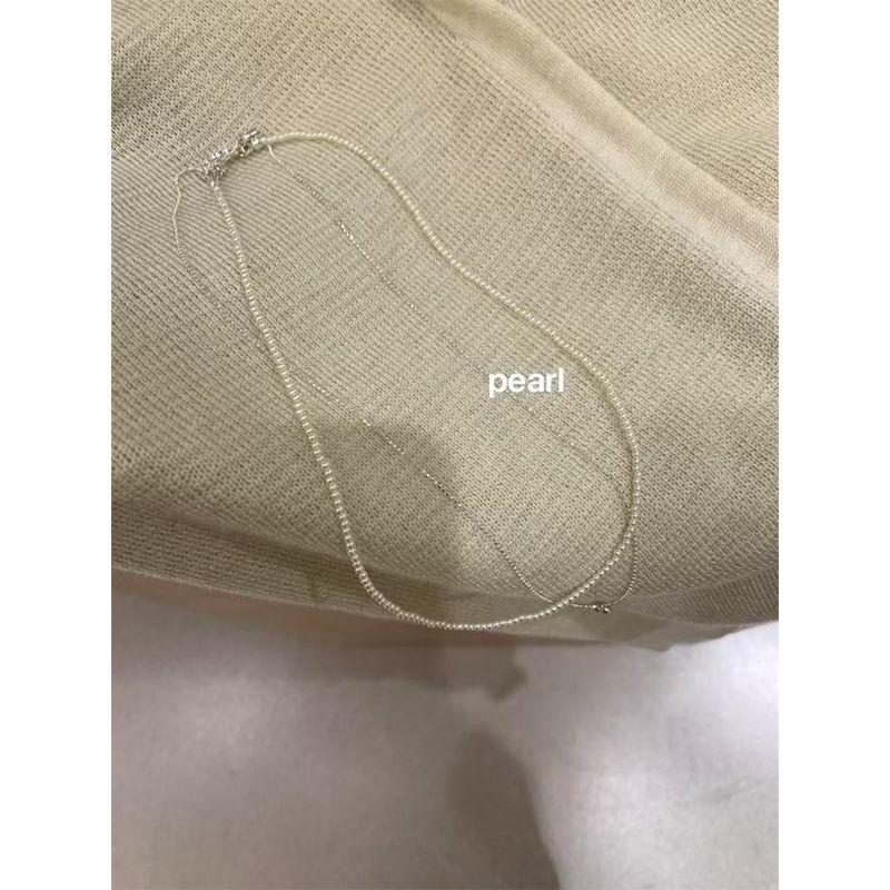 

MeTwo Stacked Pearl Necklace Niche Light Luxury Jewelry Elegant Creative Design Overlay Choker Pendant Accessories Picture Color