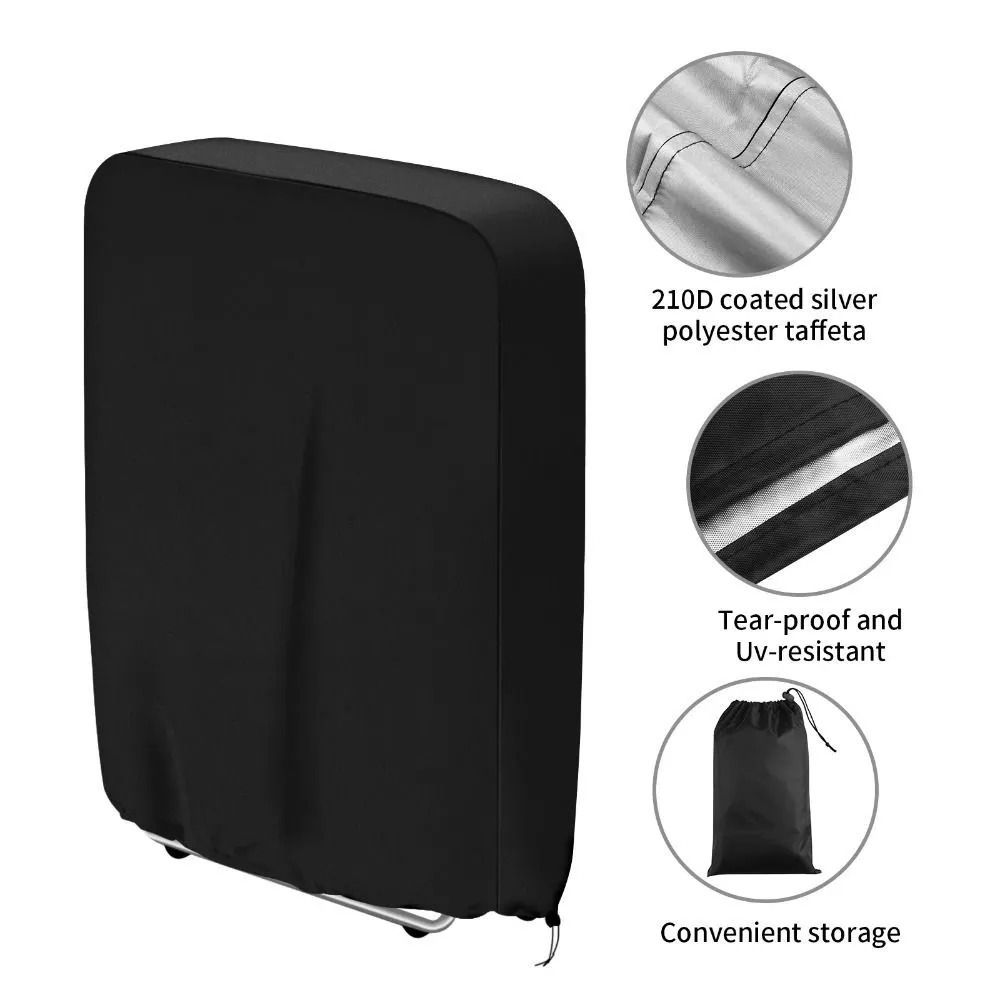 210D Oxford Garden Chair Cover Dustproof Anti-UV Beach Chair Cover Wear-resistant Waterproof Folding Chairs Cover Outdoor
