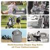 Multifunktionales Tragbares Babybett & Mama-Tasche: Leichter Faltbarer Moskitonetz-Rucksack