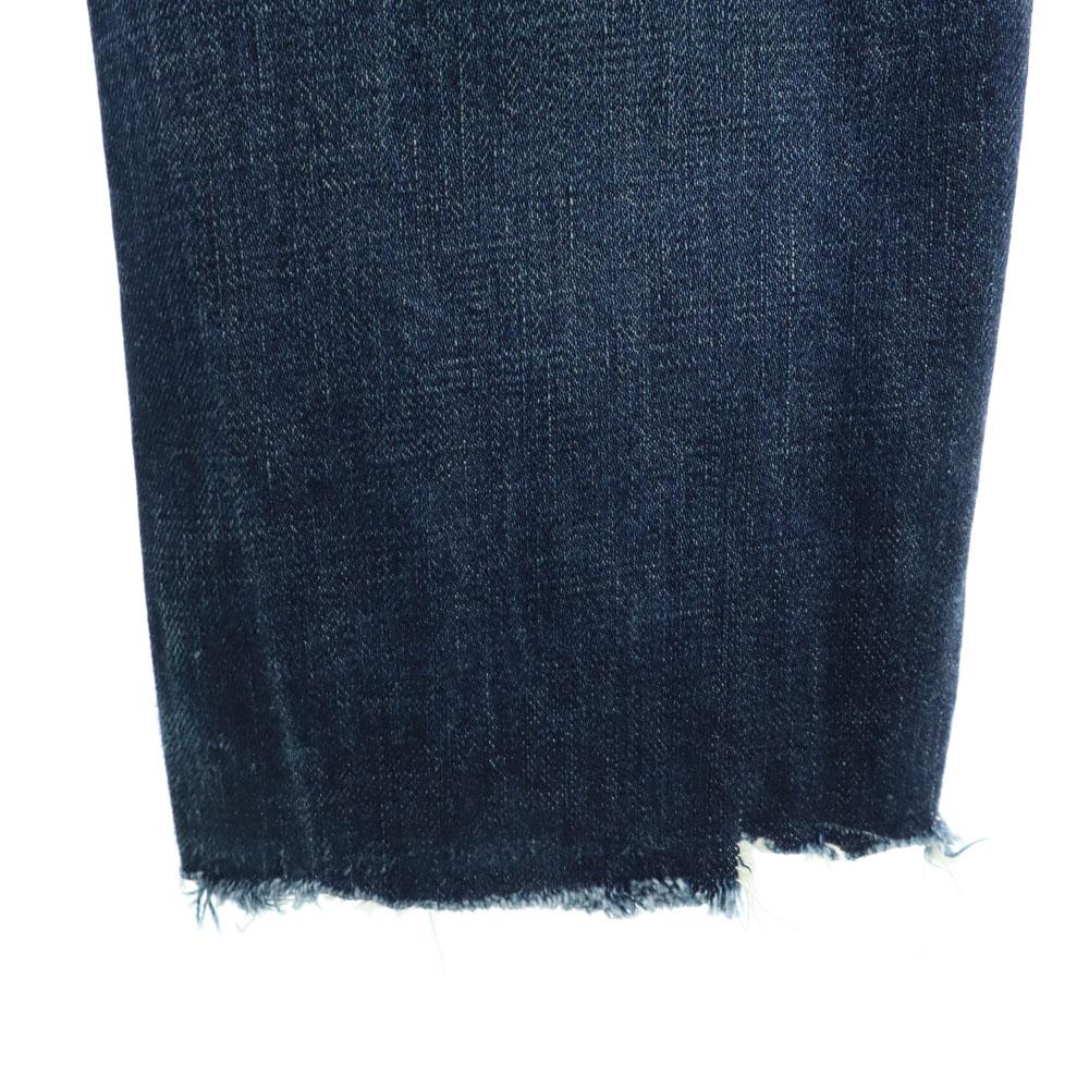 KITSUNE Made In Japan Cut Off Straight Denim Pants W29 Button Fly Men's Used