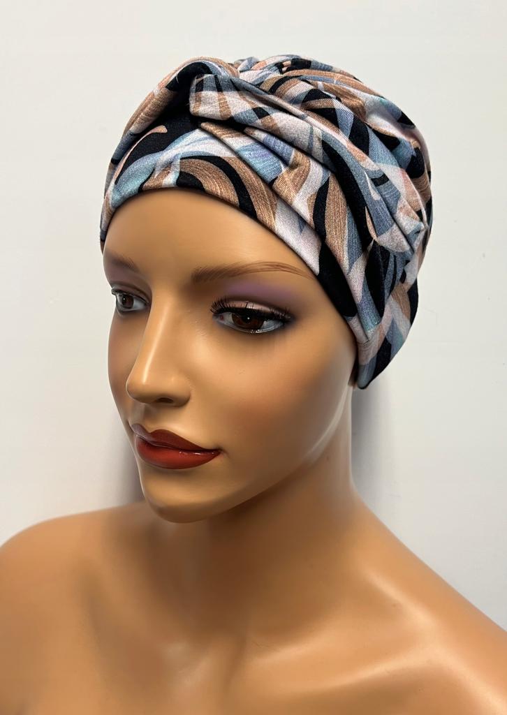 Elegante Turbante Sara 334 Anche Dopo la Chemioterapia Migliore Protezione e Comfort