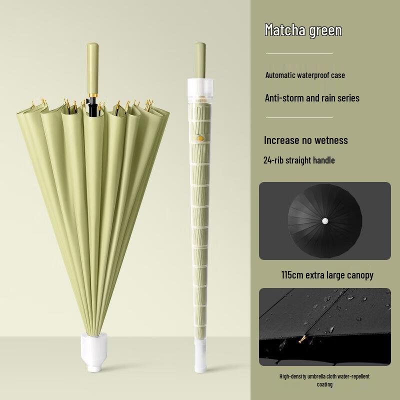 JOYUKE Automatic 24-Rib Straight Umbrella