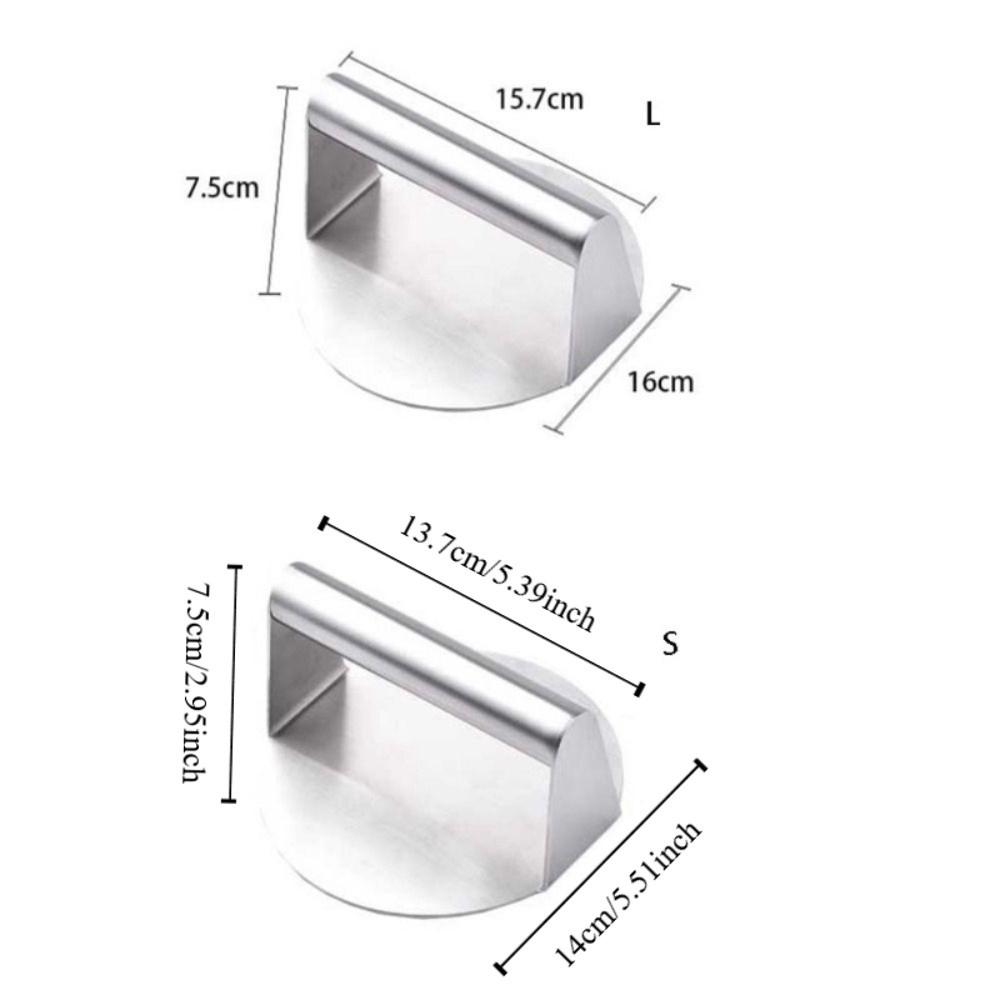 Circular Square Beef Grill Press Mould Non-Stick Grill Press Patty Maker Mold  Grill