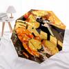 1pc Agatsuma Zenitsu Umbrella, Sun Protection, And UV Shielding. It Has Eight Sturdy Ribs for Outdoor Use And Perfect As a Holiday Gift