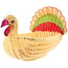 Ovocný košík, proutěný servírovací košík Cornucopia, svačinové košíky, nádoby na potraviny s víky, dekorace