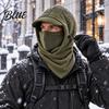 Warm Fleece Hat with Sunshade Brim Winter Balaclava Ski Mask Windproof Face Cover Brim Neck Running Mask for Cold Weather Warmer Adjustable Thermal
