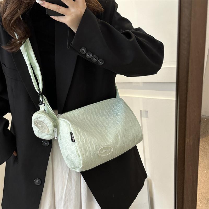 Stylish Casual Bubble Bag For Women In Trendy Colors Perfect For Students And Everyday Use