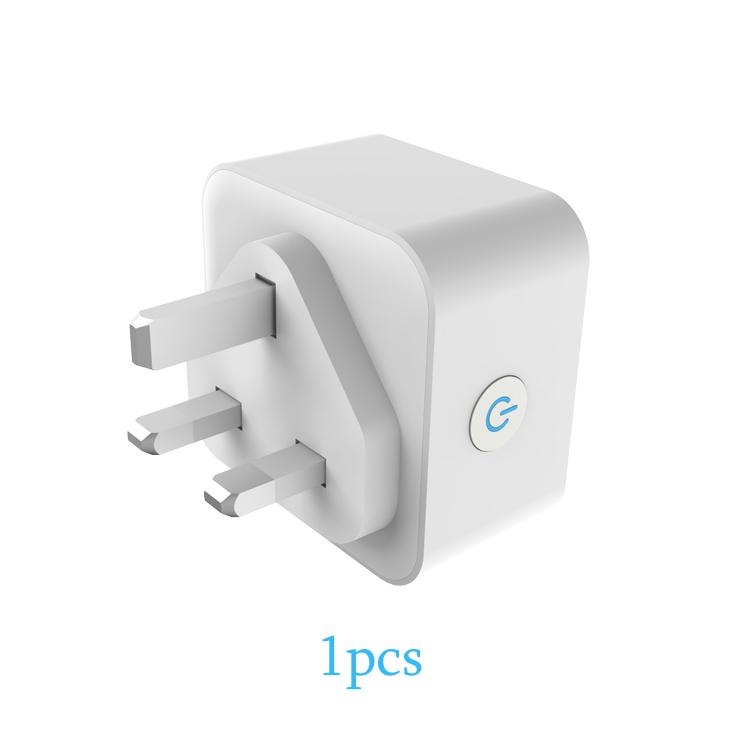 16A Tuya Smart Wifi Plug UK Wireless Control Socket Outlet with Energy Monitering Timer Function Works with Alexa Google Home
