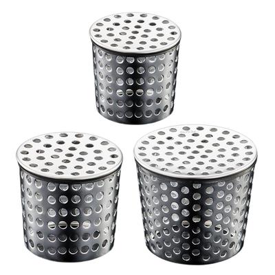 304 Steel Gutter Guard Leaf Catcher For Roof Pipes Downspouts Drains Fit 50-63/68-83/85-100mm Pipe Grid AntiRust Design