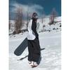 Pantaloni de schi cu placă unică la modă Pantaloni de trening casual cu talie înaltă Pantaloni largi Impermeabili Rezistenți la uzură Pantaloni de schi profesionali cu placă dublă