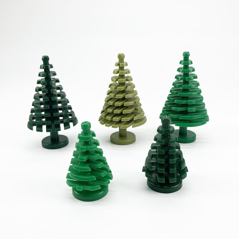 Spruce Tree 3471 Pine Building Blocks Compatible Major Brand Kids Toys Early Learning MOC Child Gift