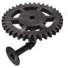 Vintage Industrialna Półka Ścienna z Rur Żelaznych Steampunkowy Design z Kołami Zębatymi Organizer do Przechowywania z Rur Żelaznych Rustykalne Półki Pływające do Salonu