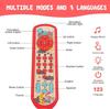 Baby Remote Control Toy, Artificial Mobile Phone, Early Education Game Button, (Requires Preparing Two No. 7 Batteries)