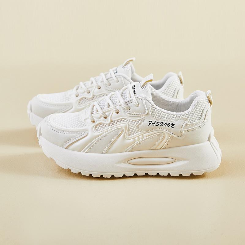 New Dad Shoes for Women In Summer Students Running Sports and Leisure Mesh Breathable Street Shot