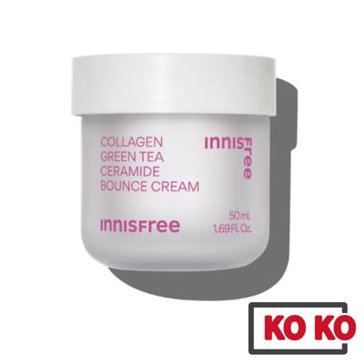 Crema rimbalzante al collagene e tè verde, ceramide, 50 ml
