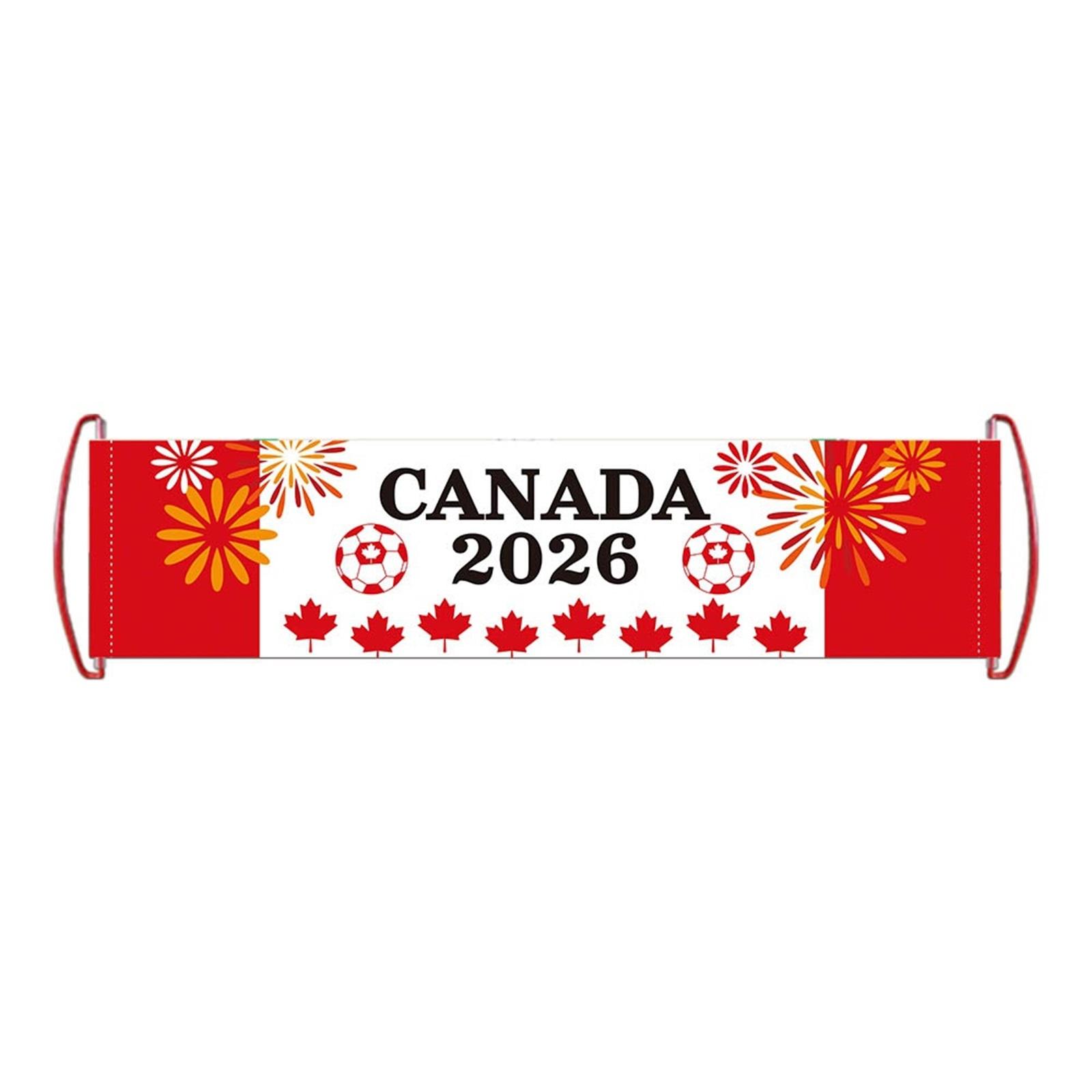 

2026 Soccer Supporter Scarf with Football Player Print and Illustration for Sports Events Fans One Size