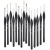 15pcs Detail Paint Brush Set Watercolor Oil Painting Drawing Brush with Storage Bag