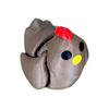 3D Printed Chicken Ornament with Articulated Wings Lightweight Chicken Statue Desktop Decoration Pressure Relief Toy