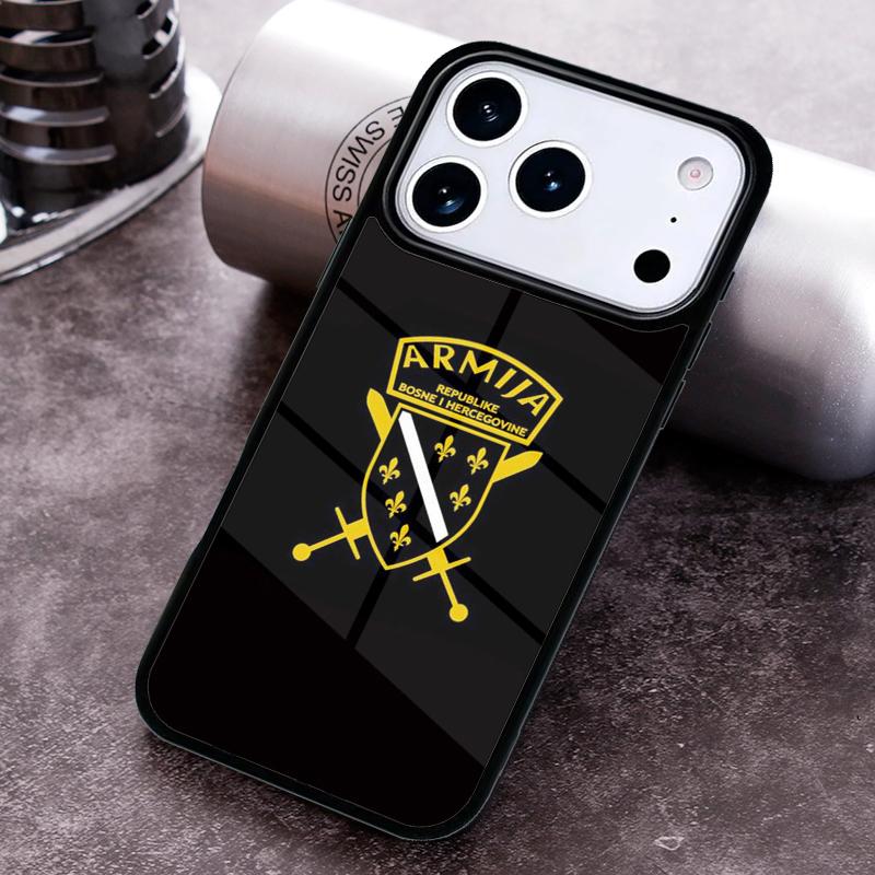 

Republic Of Bosnia flag Phone Case for iPhone 17 16 15 Pro Max Air 14 13 12 11 Plus Shockproof Capa Cover iPhone 11 Pro Max