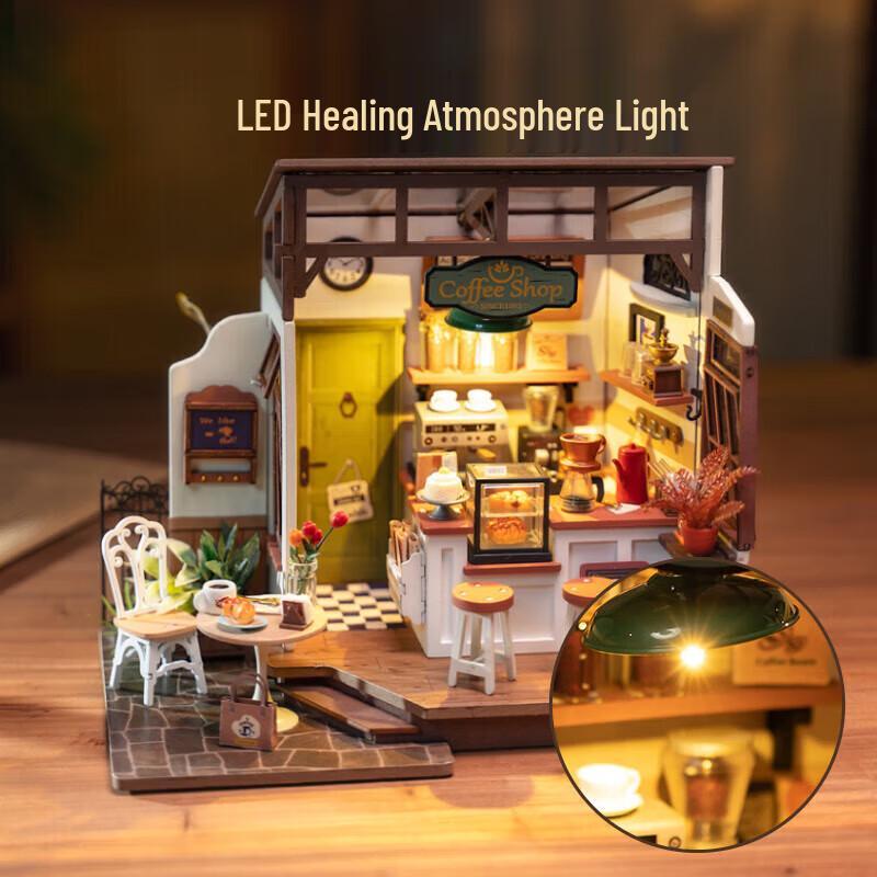 Rolife DIY Miniature Coffee Shop Building Kit