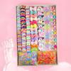 780-1800Pcs Girls Colorful Hair Bands Set Nylon Elastic Rubber Band Satin Children Ponytail Holder Kids Styling Tools