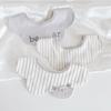 3pcs Set Absorbent Baby Bib Breathable Summer Bibs Comfortable Drool Bibs for Baby Girl Boy