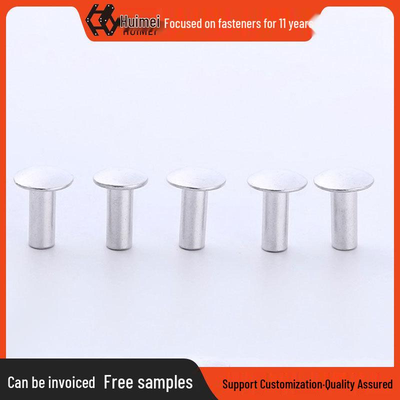 Huimei Flat Head Aluminum Solid Rivets M2-M6