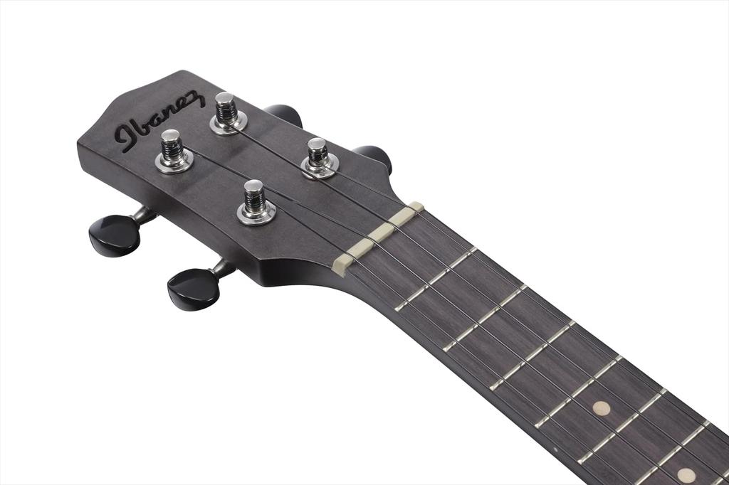 Ibanez Concert Size Electric Ukulele Ice [Black Flat] UEW12E-BIF
