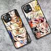D-ragonS B-allS Goku Art Case for Xiaomi mi 12X 14 10T 13 11 Lite 12T 11T Note 10 12 10 Pro Glass Phone Cover