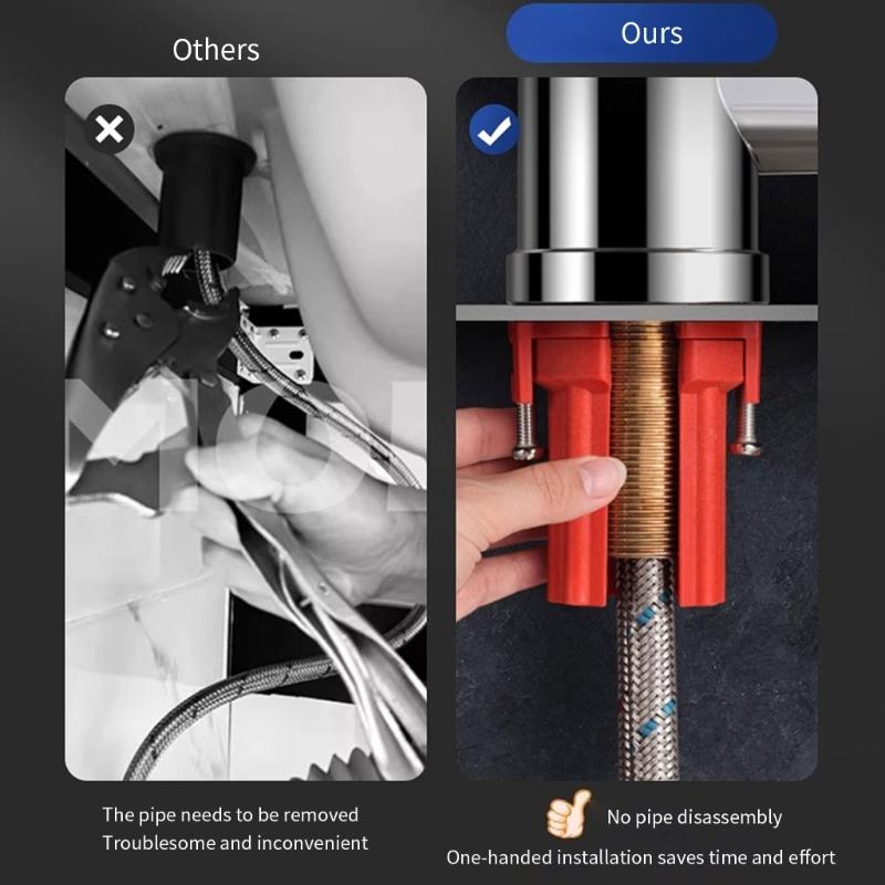 Kitchen Sink Anti-Loosening Nut Buckle Base Faucet Installation Fastener Fixed Base Nut Basin Faucet Accessories